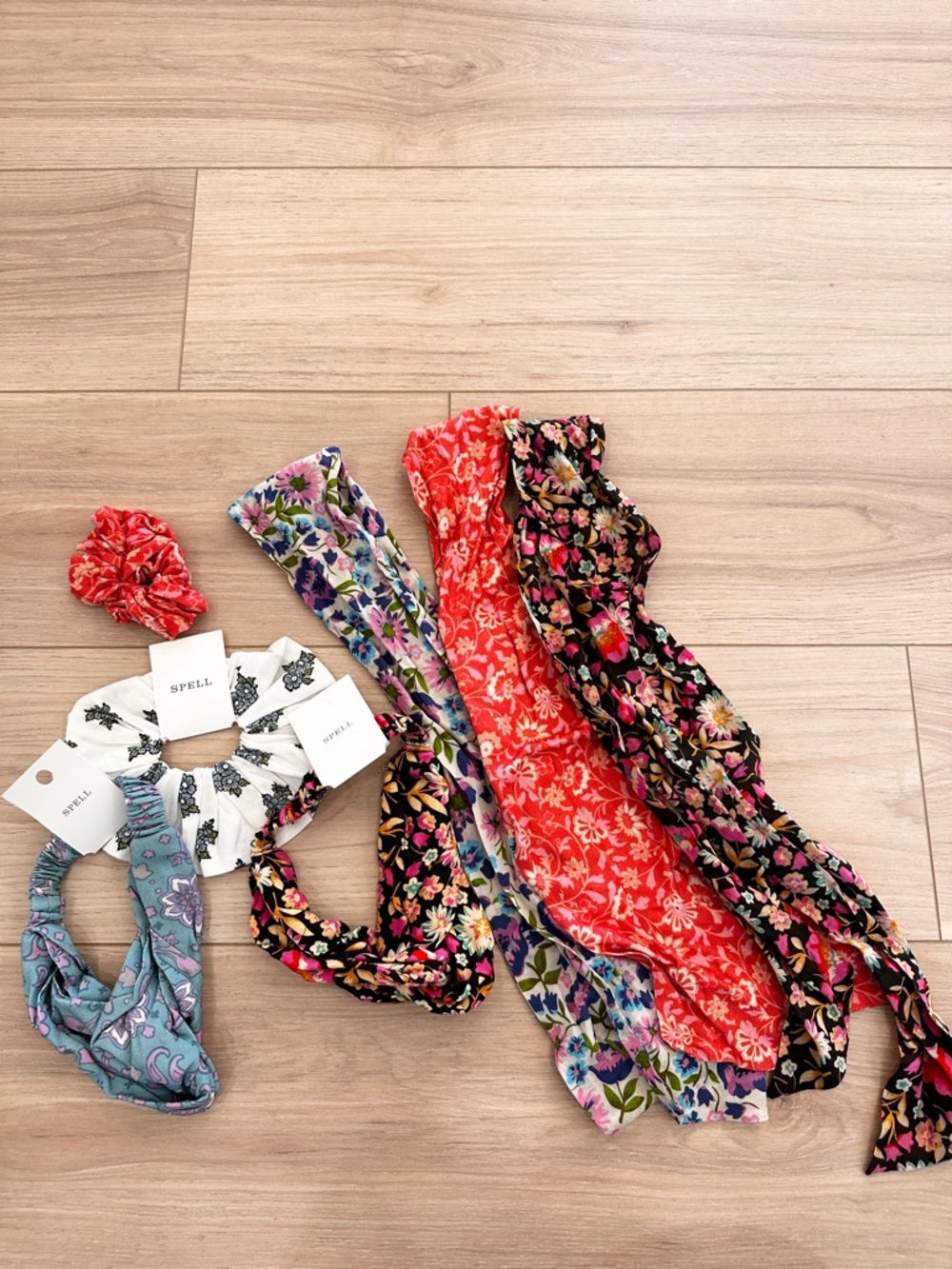 Spell Headband Soft Wrap Scrunchie LOT - Festival Wear Accessorize